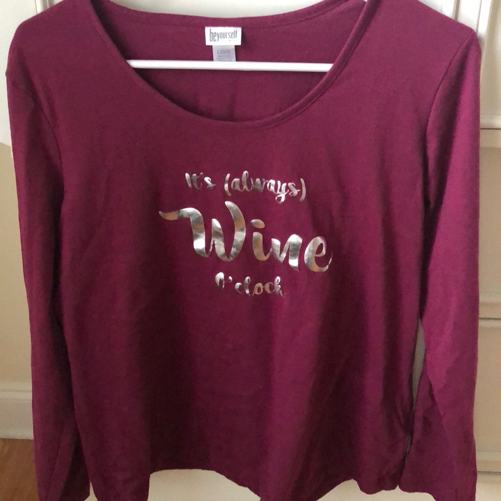 Wine pajama shirt 🍷